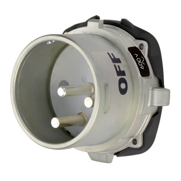 Receptáculo Pin & Sleeve Meltric, 150 A, 600V AC, 2 Polos, NEMA 4X - 39-98182-K14