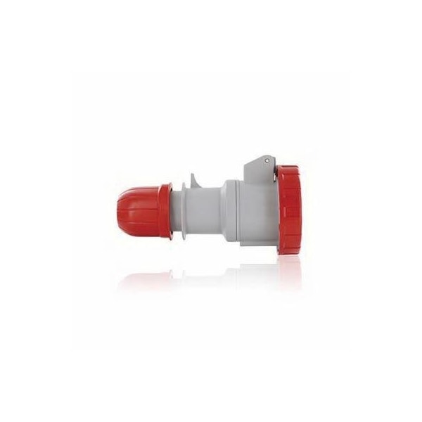 Conector Pin & Sleeve de Leviton, 16 A, 347/480V AC, 4 polos, toma de tierra IEC - W416-C6