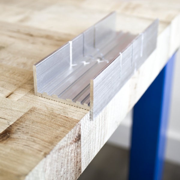 Excel Blades Metal Mitre Box, 5.27" Mini Aluminum Hand Powered Mitre Box, 12pk - 55665