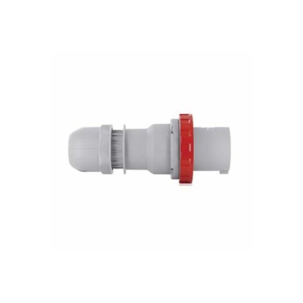 Receptáculo Pin & Sleeve Leviton, 125 A, 600V AC, 4 Polos, Conexión a Tierra IEC - W4125-P11