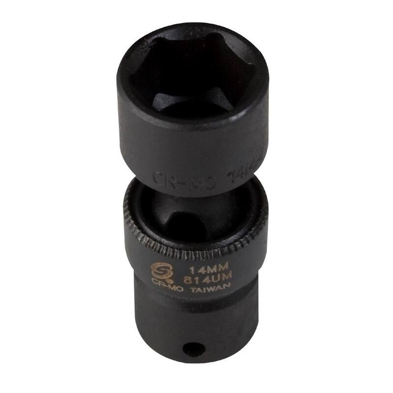 HERRAMIENTAS SUNEX SOC 14 mm 1/4 in. Impacto de Unión Universal de 6 Puntos - SUN814UM