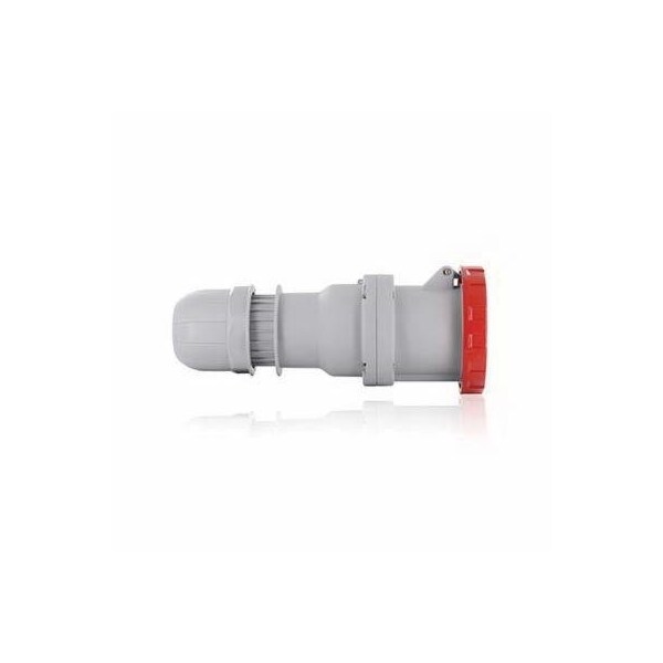 Conector de clavija y enchufe Leviton, 125 A, 250/600V CA, 4 Postes, Puesta a tierra IEC - W4125-C11