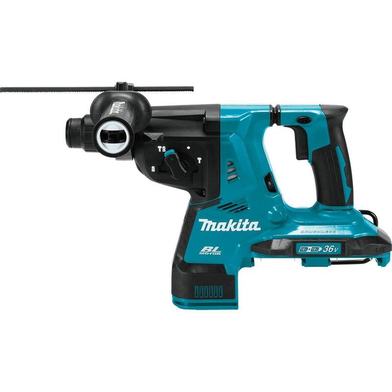 Rotomartillo inalámbrico sin escobillas Makita 18V X2 LXT de 36V 1-1/8 pulgadas de iones de litio (herramienta solamente) - XRH08Z