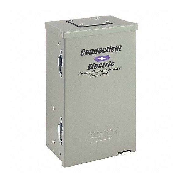 Conector de tierra montado en superficie para exteriores con GFCI con cable duro, 30 A, 120/240V AC, monofásico, NEMA 3R, 3 salidas - CESMPSC41GRHR