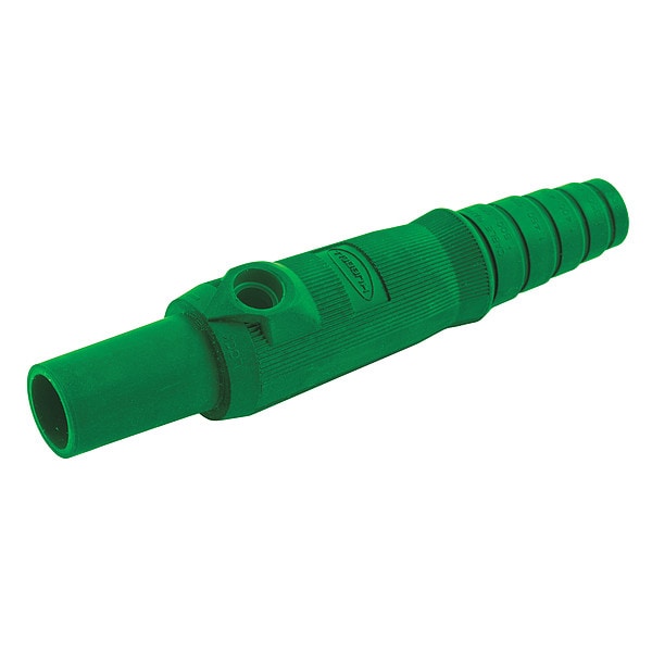 Conector de polo único Hubbell Wiring Device-Kellems, hembra, verde - HBL15FBGN