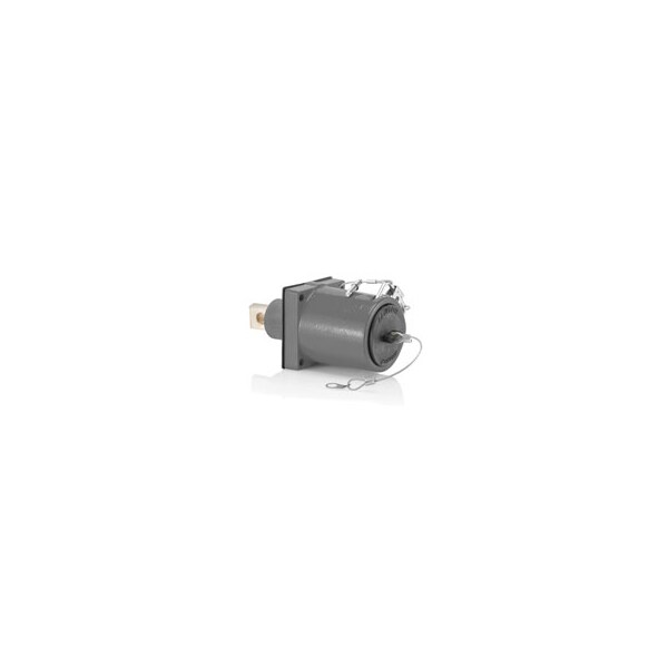 Receptáculos eléctricos Leviton serie 49 con barra de bus de 1 orificio Fml Recep gris - 49FR1-XGY