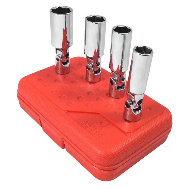 Herramientas SUNEX 3/8 pulgadas 13/16 pulgadas Universal Spark Plug Socket (4 piezas) - 8844