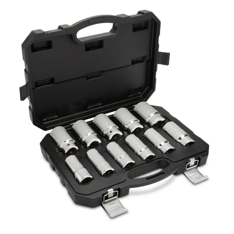 Set de 11 piezas de dados profundos de 6 puntos SAE de 3/4 de pulgada de  Gearwrench - 80846