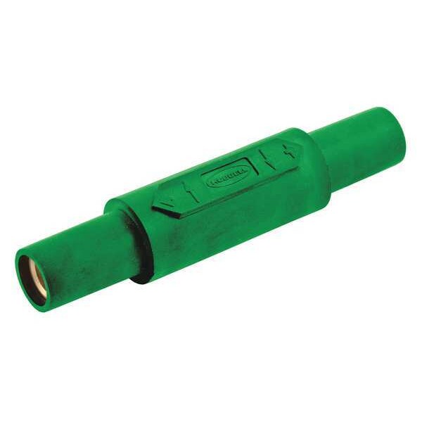Conector Doble Hembra-Hembra, Verde - HBL15DFGN