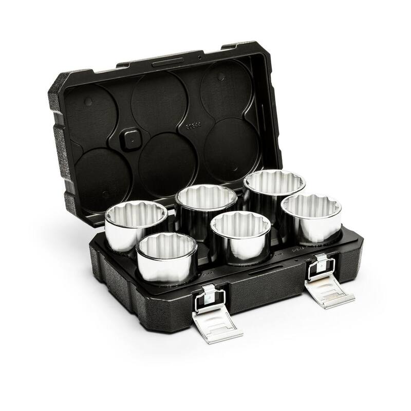 Juego de vasos estándar SAE de 12 puntos de 3/4 in. Drive de GEARWRENCH (6 piezas) - 80844