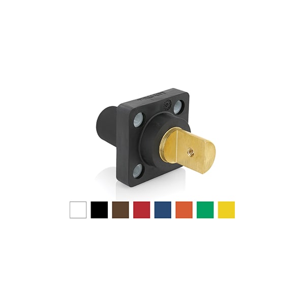 Ensamble de Conector Eléctrico Leviton Serie 16 Fml Recep 90 grados Azul - 16R20-UB