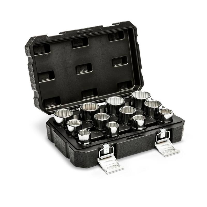 Juego de dados estándar GEARWRENCH de 3/4 pulgadas de 12 puntos (12 piezas) - 80842