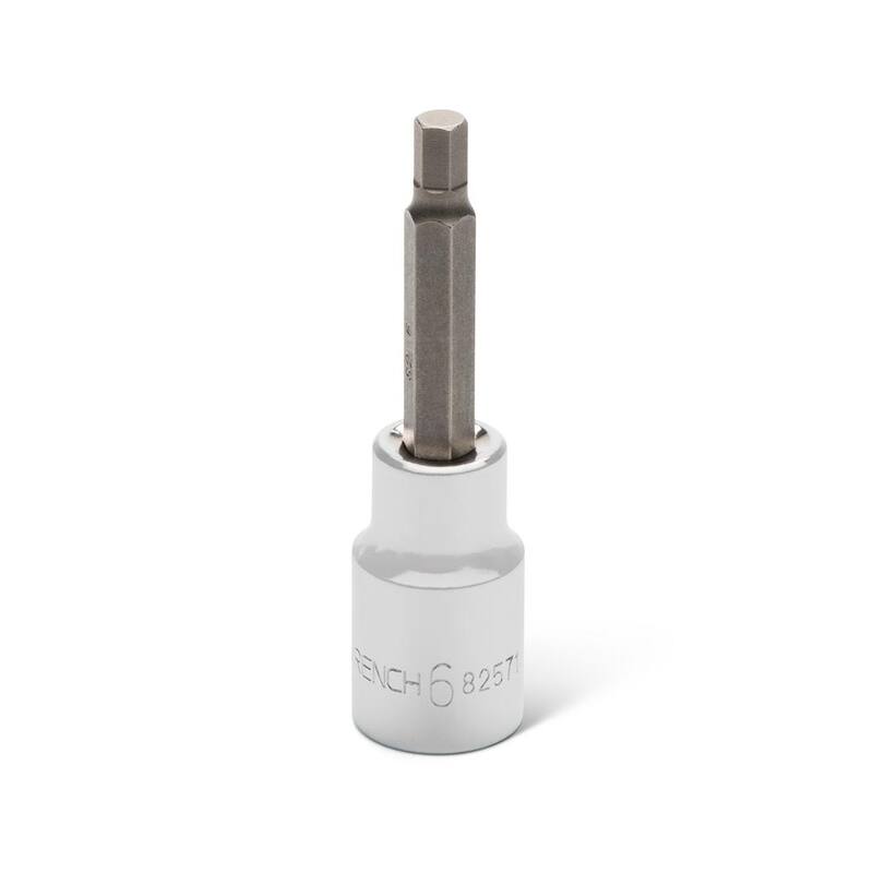Juego de llaves de vaso hexagonales métricas de longitud media de 1/2 pulgada de GEARWRENCH (7 piezas) - 82586