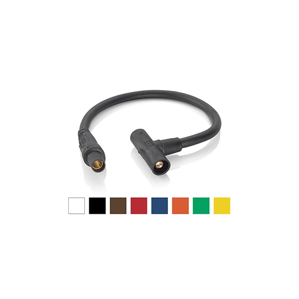 Conector en T en paralelo con cable Leviton, color verde, macho, cono - 16A31-UG
