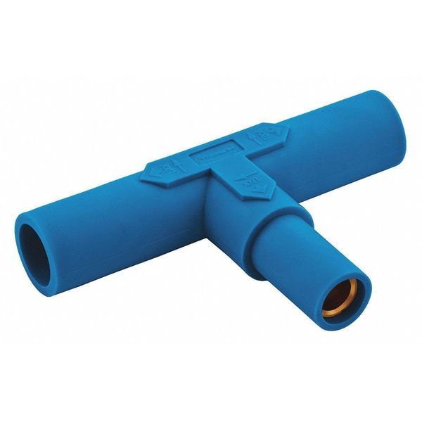 Tee en paralelo Hubbell Wiring Device-Kellems, azul, nariz cónica, Ser 15 - HBL15PTBL