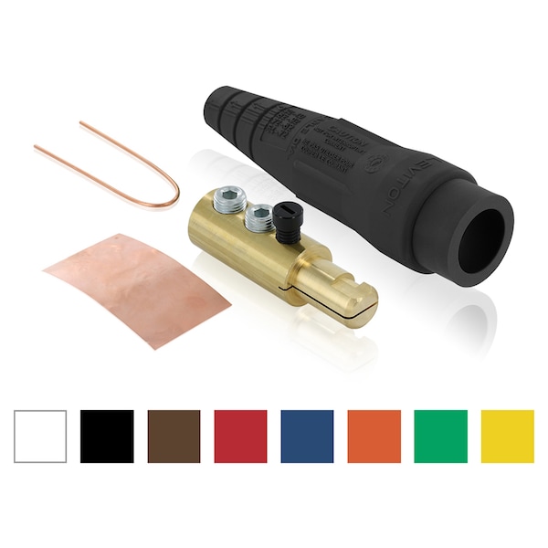Ensamble de Conector Eléctrico Leviton Macho Desmontable de Bola #2/0-4/0 - 18D24-UH