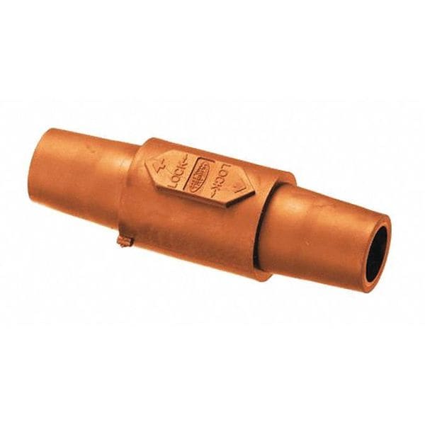 Conector doble Hubbell Wiring Device-Kellems, 300/400A, Naranja, Hembra-Hembra - HBLDFO