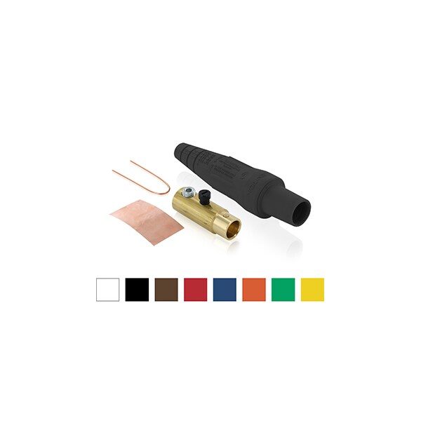 Ensamblaje de conector eléctrico serie 16 hembra macho 2 0 - 4 0 amarillo - 16D32-UY