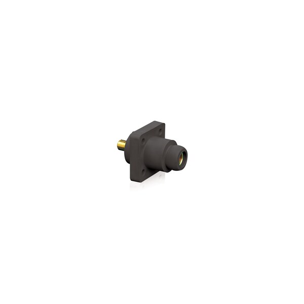 Ensamble de Conector Eléctrico Leviton 18 Serie Fml Recep 90 Grados Negro - 18R22-UE