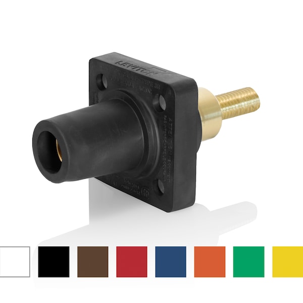 Ensamble de Conector Eléctrico 16 SRS REC TPR 0.75IN SHLD 600V 400A Rojo - 16R32-XR