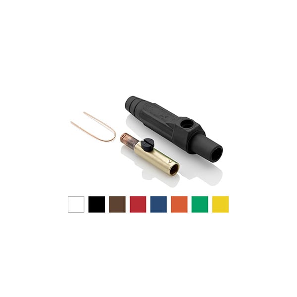 Ensamble de Conector Eléctrico Leviton Hembra Det Tap Nariz Engarzado #8-4 - 15D24-UW
