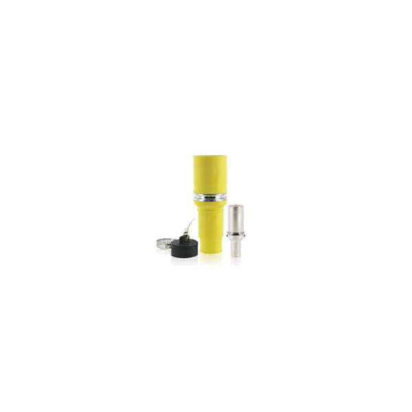 Tomacorrientes eléctricos sin polo hembra con enchufe rinoceronte amarillo 313 MCM - 49F31-Y