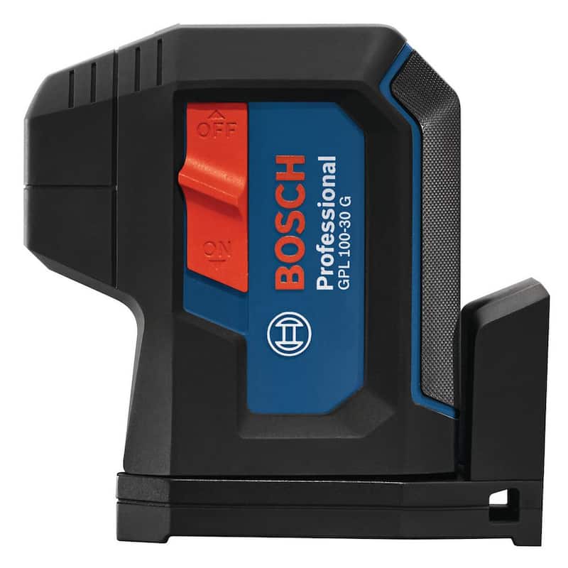 Bosch 125 ft. Verde 3-Punto Láser Autonivelante con Tecnología VisiMax, Montura Multipropósito Integrada y Estuche de Transporte Resistente - GPL100-30G