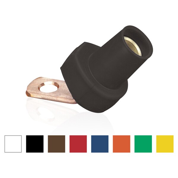 Ensamble de Conector Eléctrico Leviton Serie 16 Hembra Bus Bar Azul - 16F21-UB