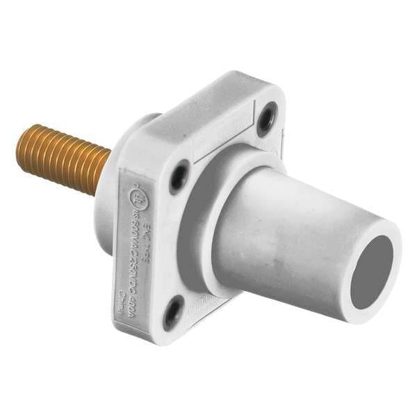 Receptáculo Hubbell Wiring Device-Kellems, Blanco, Hembra, Cónico, Montaje en superficie, Serie 16 - HBLFRSCW
