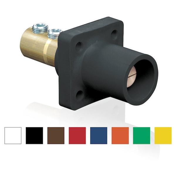 Conector macho Leviton, Rojo, Nariz cónica, 300Ac/Dc - 16R21-UR