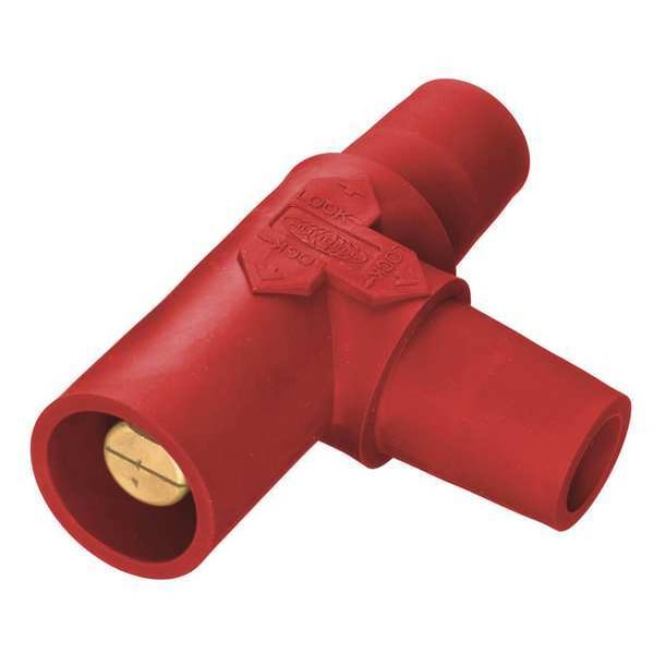 Hubbell Wiring Device-Kellems Tapping Tee Rojo Hembra-Hembra-Macho - HBLTR