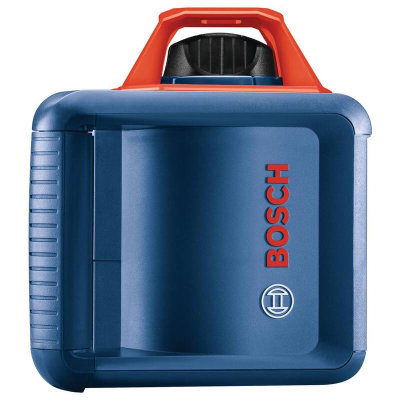 Nivel láser rotativo Bosch de 800 pies con autonivelación kit completo con estuche resistente de transporte. Reconstruido de fábrica - GRL800-20HVK-RT.