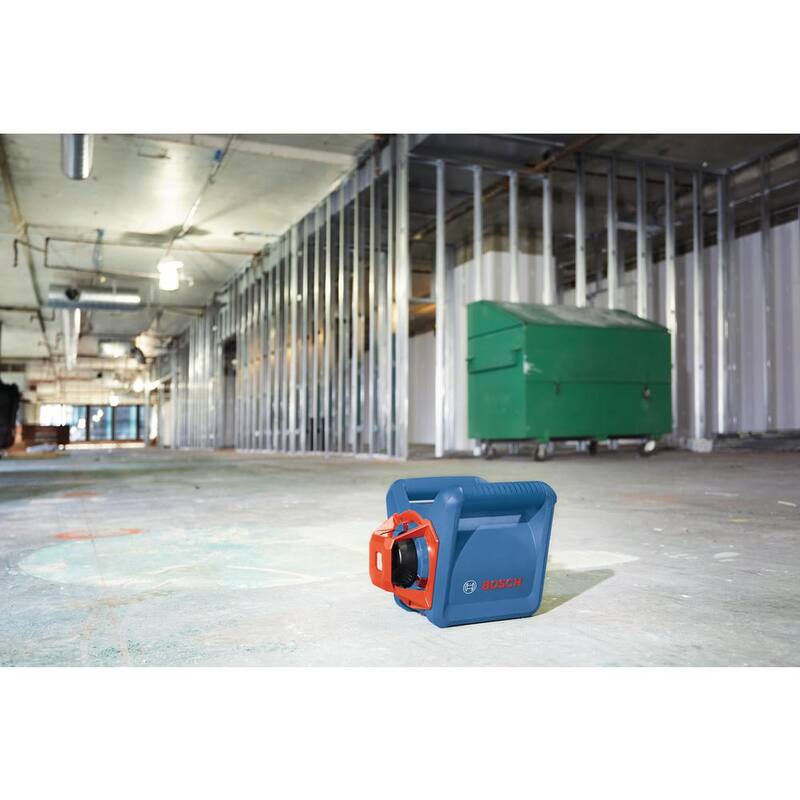 Nivel láser rotativo Bosch de 800 pies con autonivelación kit completo con estuche resistente de transporte. Reconstruido de fábrica - GRL800-20HVK-RT.
