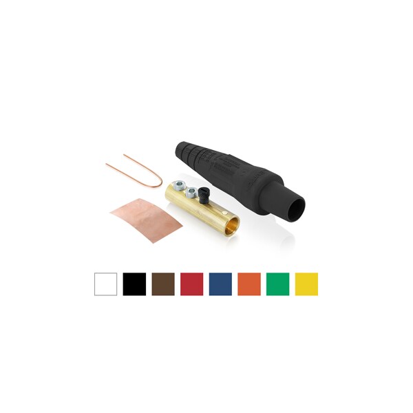 Ensamble de Conector Eléctrico Leviton 16 Srs Fml Plug 6 - #2 Awg Blk - 16D45-UE