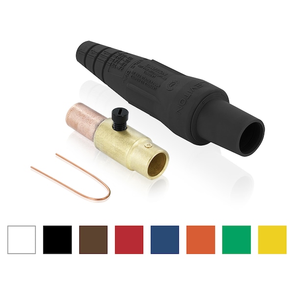 Ensamble de Conector Eléctrico Leviton Serie 16 Hembra 3.0 - 4.0 Amarillo - 16D37-UY