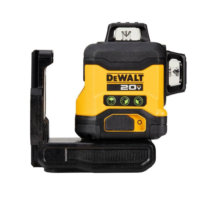 Nivel láser de 3 haces y 3 planos, DEWALT 20V, de 360 grados (solo herramienta) - DCLE34031B.