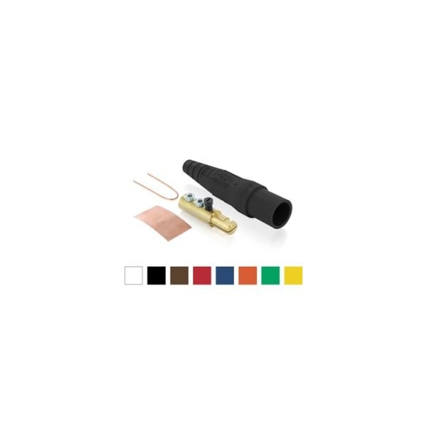 Ensamble de Conector Eléctrico Macho de la Serie 16 Leviton #6 - #2 Awg Rojo - 16D44-UR