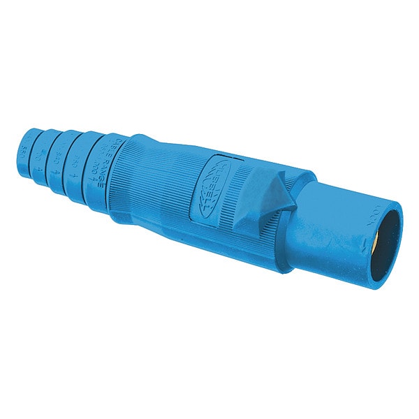 Conector de polo único, macho, azul - HBLMBBL