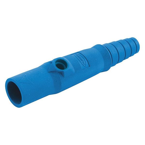 Conector de polo único Hubbell Wiring Device-Kellems, macho, azul - HBL15MBBL