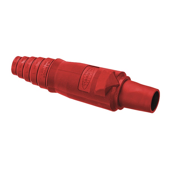 Conector de polo único Hubbell Wiring Device-Kellems, hembra, rojo - HBLFBR