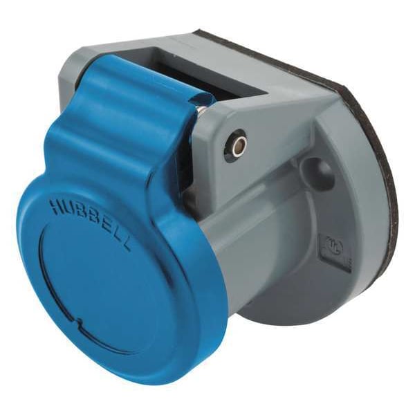 Conector de polo único, cubierta para clima, azul - HBL15NCBL
