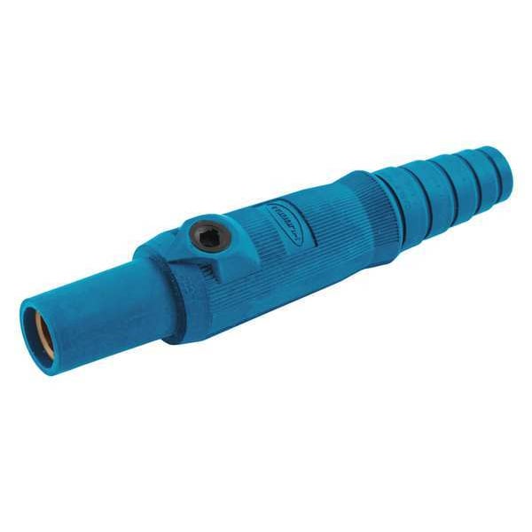 Hubbell Wiring Device-Kellems Connector, 3R, 4X, 12, Female, Blue, 8-2 - HBL15FBL