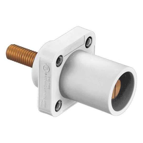 Conector Hubbell Wiring Device-Kellems, Macho, Blanco, 4 a 4/0, Perno - HBLMRSCW