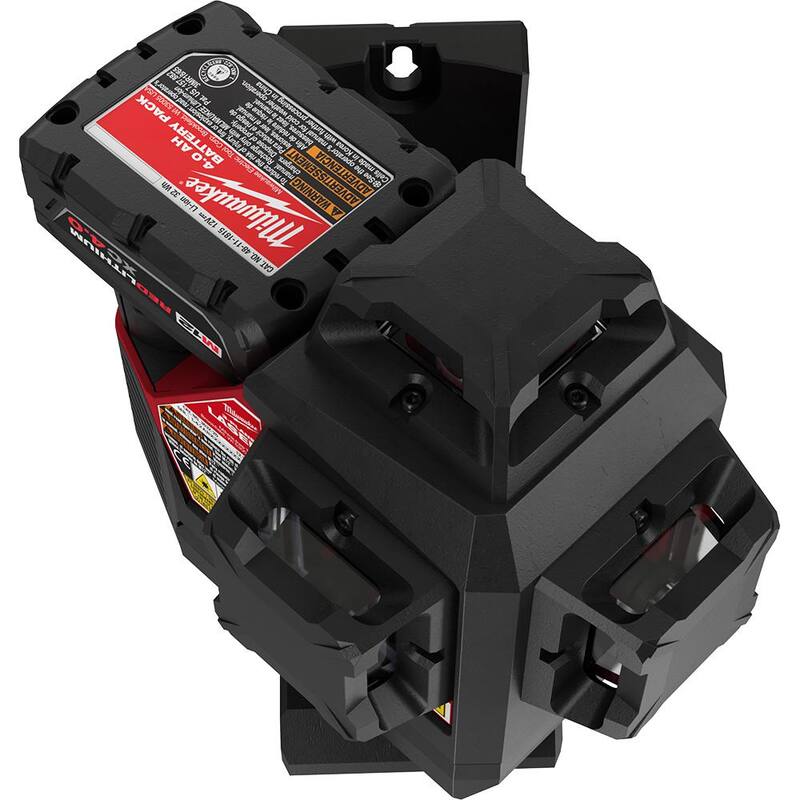 Milwaukee M12 Verde 250 ft. Kit de Nivel Láser de 3 Planos con Una Batería de 4.0 Ah y Poste Telescópico de 12 ft. - 3632-21-48-35-1511