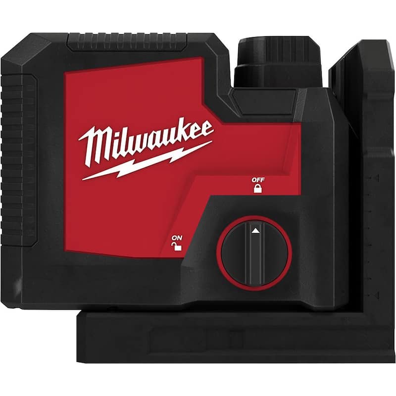 Milwaukee Verde 100 pies Nivel láser recargable de 3 puntos con batería de iones de litio REDLITHIUM USB y cargador - 3510-21