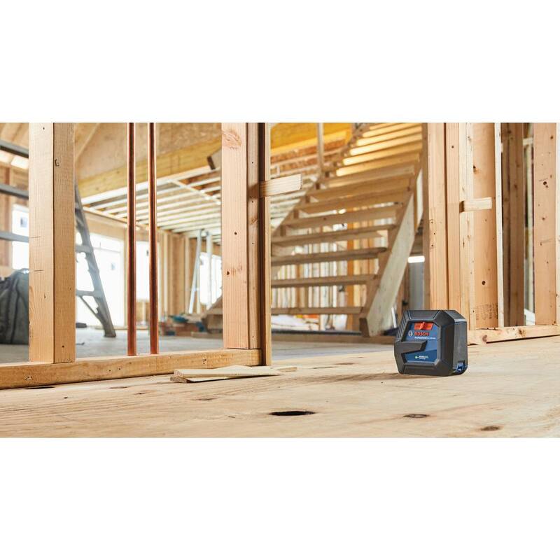 Bosch 100 ft. Láser autonivelante verde con tecnología VisiMax, montura en L-Bracket más trípode compacto con altura ajustable - GLL10040G+BT150