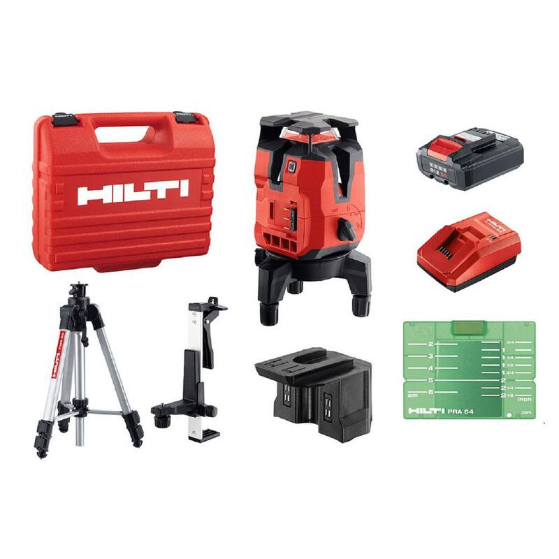 Paquete de niveles láser verde de líneas múltiples PM 40-MG de 33 pies de Hilti (8 piezas) - 3576138