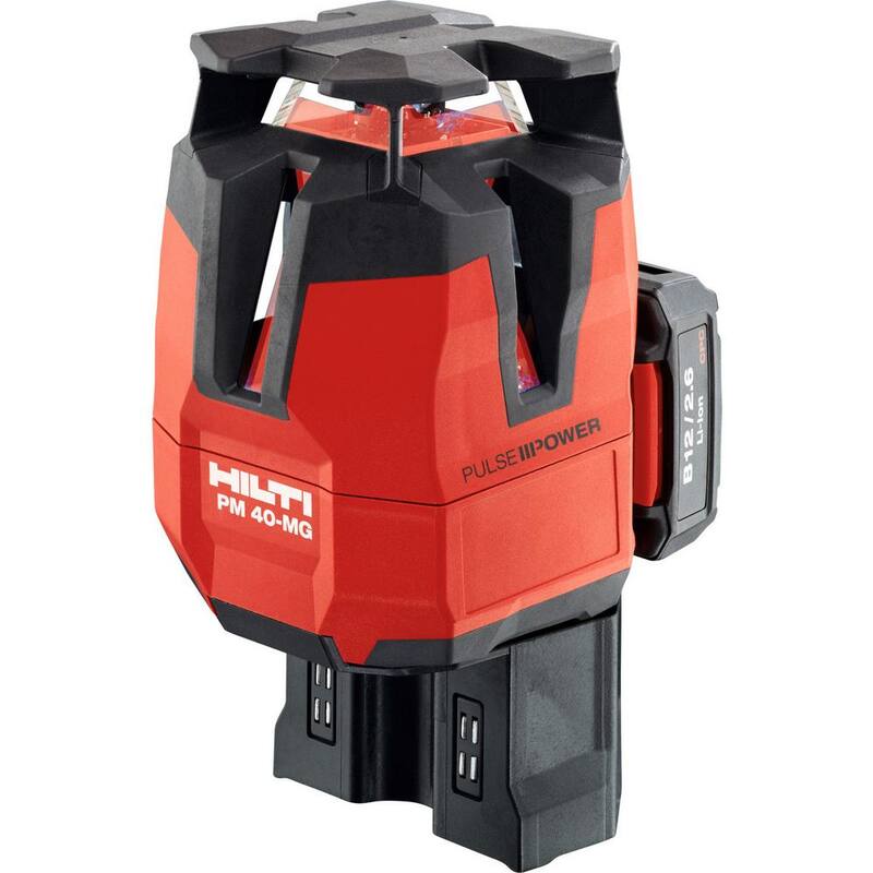 Paquete de niveles láser verde de líneas múltiples PM 40-MG de 33 pies de Hilti (8 piezas) - 3576138