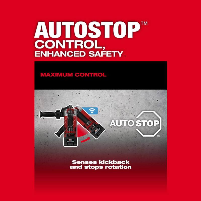 Martillo rotativo inalámbrico Milwaukee M18 FUEL 18-Volt de 1-1/8 pulgadas con tecnología de ion de litio sin escobillas SDS-Plus y kit de inicio de 8.0 Ah - 2915-20-48-59-1880.