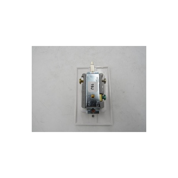 Contacto para reloj con colgador Eaton 2P 15A 125V blanco 3 cables Resistente a manipulaciones - TR775W-BOX-SP